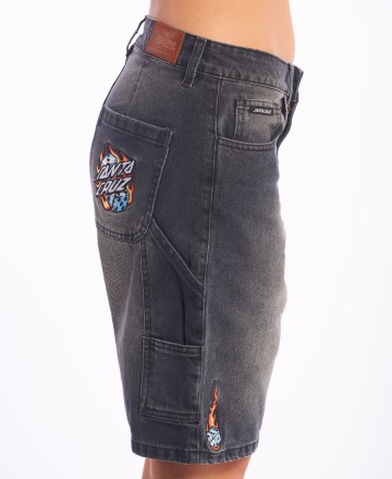 Bermuda 
Santa Cruz Flaming Dice Dot Carpenter