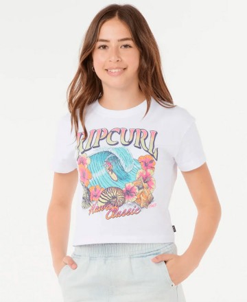 Remera 
Rip Curl Crop Hawaii