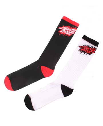 Medias 
Santa Cruz 3/4 Caa Flamed Stack Upside Down