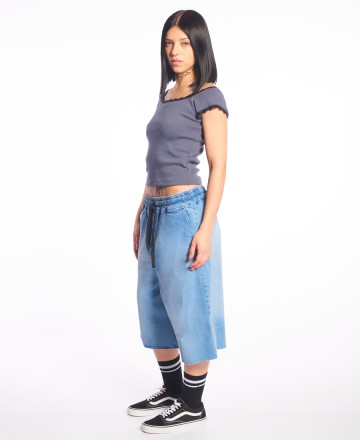 Bermuda 
Isabel La Catlica Denim Trash