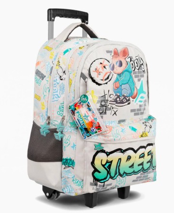 Mochila 
Footy Street Gris Carro 18
