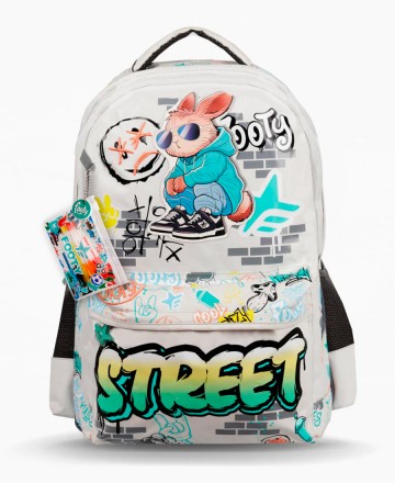 Mochila 
Footy Street Gris 18