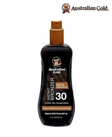 Bronceador 
Australian Gold Spray Gel Bronzer FPS 30