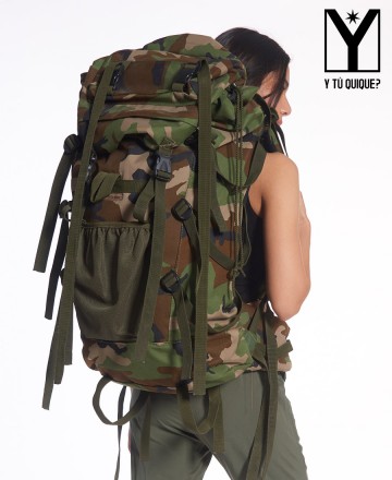 Mochila 
Y T Quique? Camping Camo